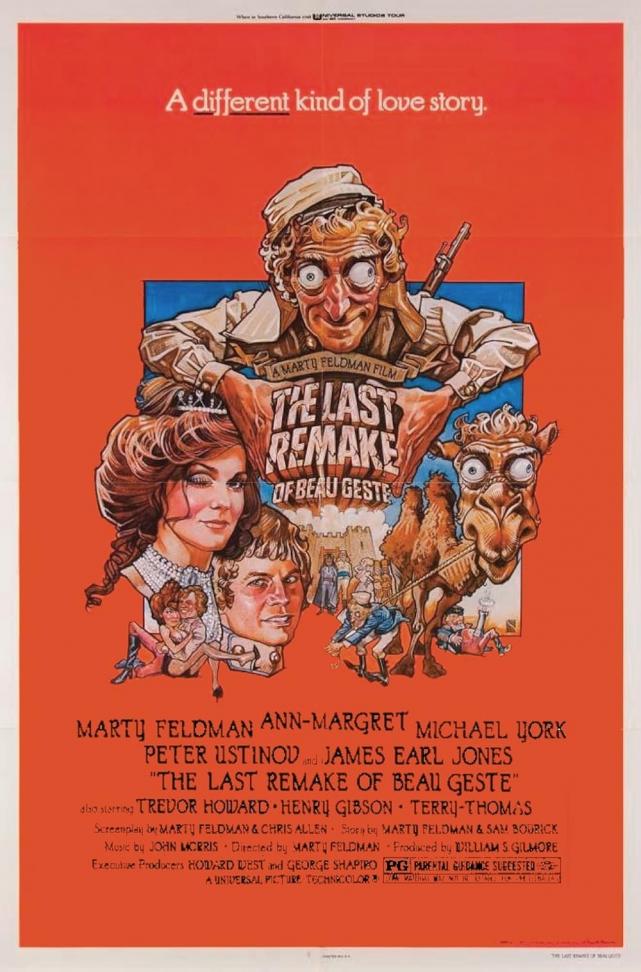 THE LAST REMAKE OF BEAU GESTE BOX OFFICE USA 1977