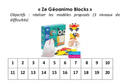 Fiche suivi « Ze Geoanimo Blocks » 