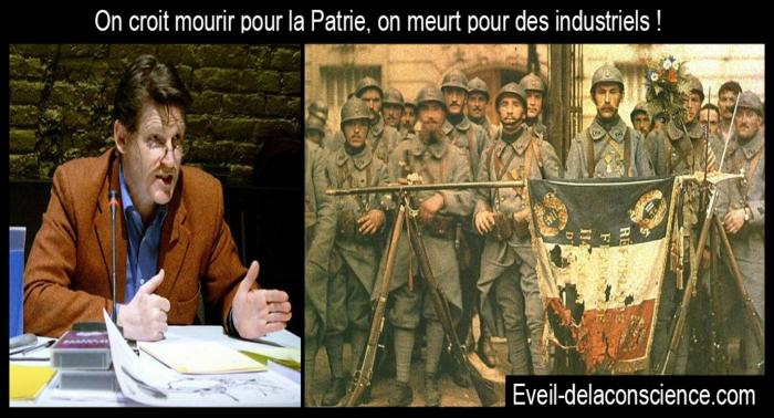 14-18 : « On croit mourir pour la Patrie, on meurt pour des industriels » de  Michel Collon & Denise Vindevogel  