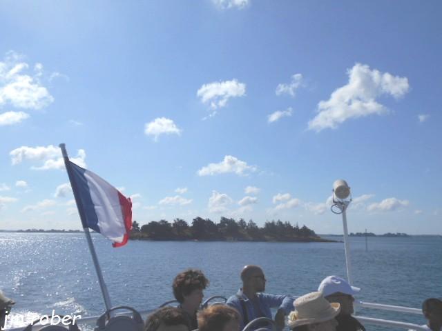 Bretagne , Le tour du Golf du Morbihan en bateau (2)