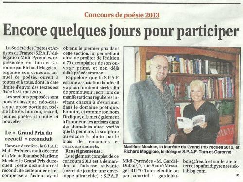 À LA UNE