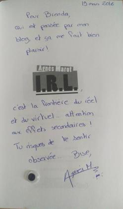 I.R.L de Agnès Marot