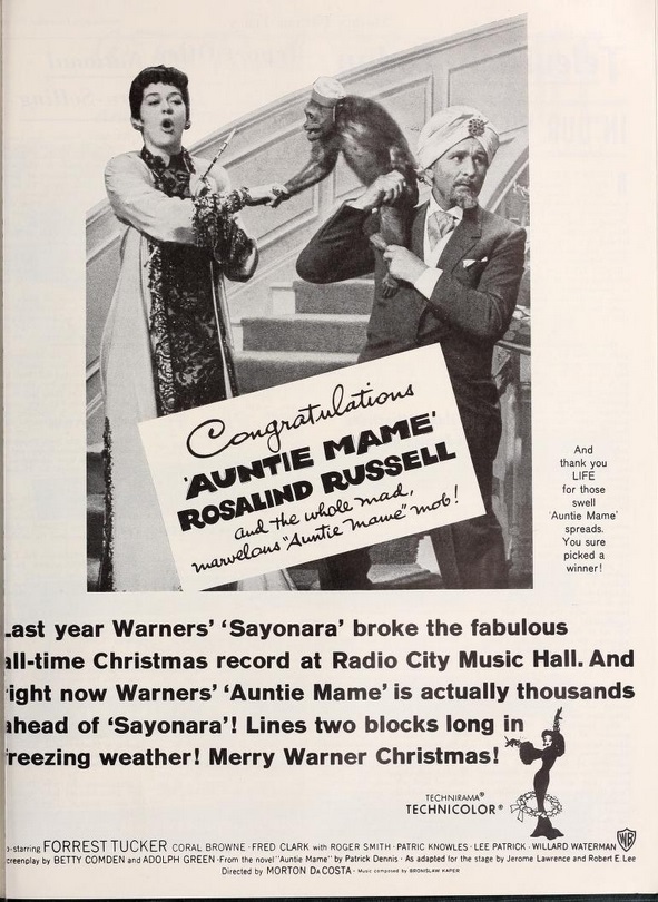 MA TANTE BOX OFFICE USA 1958
