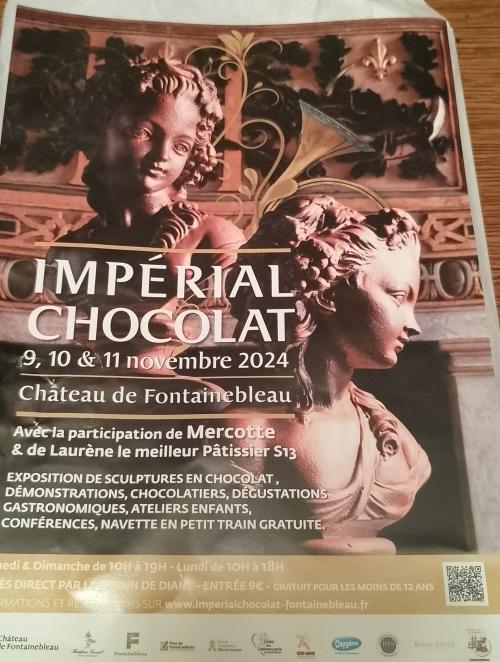Salon du chocolat au château de Fontainebleau (77)