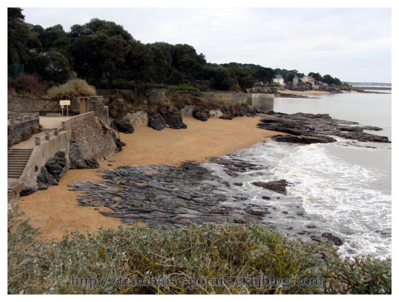 Plage de Montbeau à Pornic