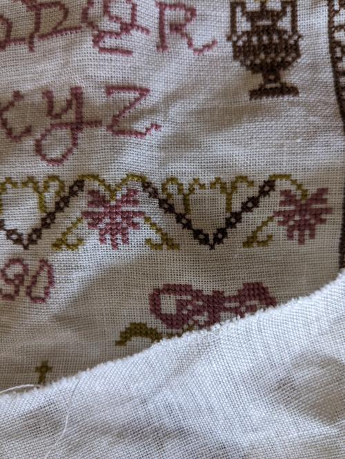 SAL Sampler fleuri 2023 étape 8