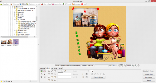 PHOTOSCAPE - Décorer ma création