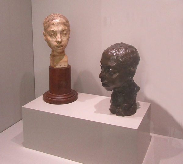Visite du Musée de Nogent sur Seine avec l'ACC : la partie consacrée à la sculptrice Camille Claudel...