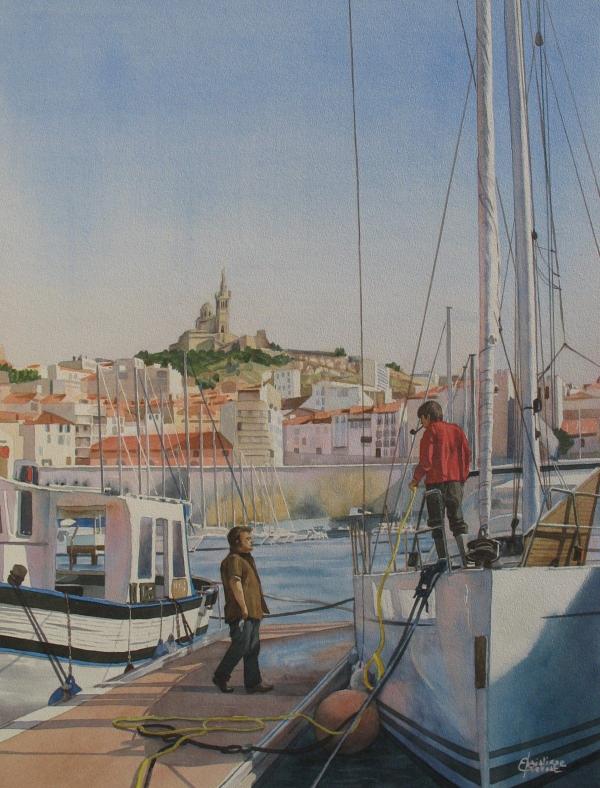 Aquarelles de : Christiane Prévost