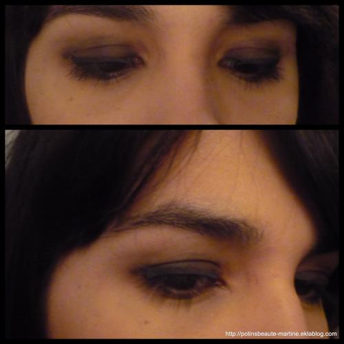 yeux chat avec l'Eyeliner patch Sephora Flop inside