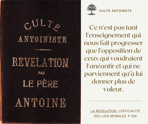 La Révélation, L'efficacité des lois morales (p.126)