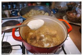 Sauté de Porc à la moutarde ancienne 