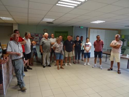 Reception pour le championnat de France Qudrette à villeneuve de berg