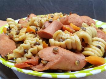 ONE POT PASTA DE SAUCISSES AUX LENTILLES AU COOKEO