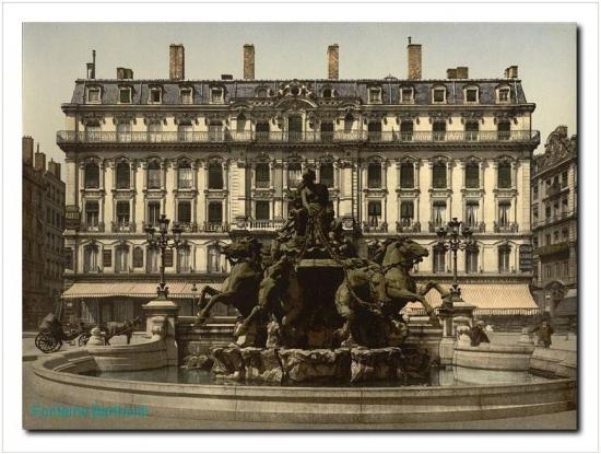 Fontaine Bartholdi sur la Place des Terreaux