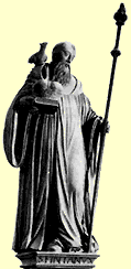 Saint Fintan, moine irlandais ermite en Suisse († 878)