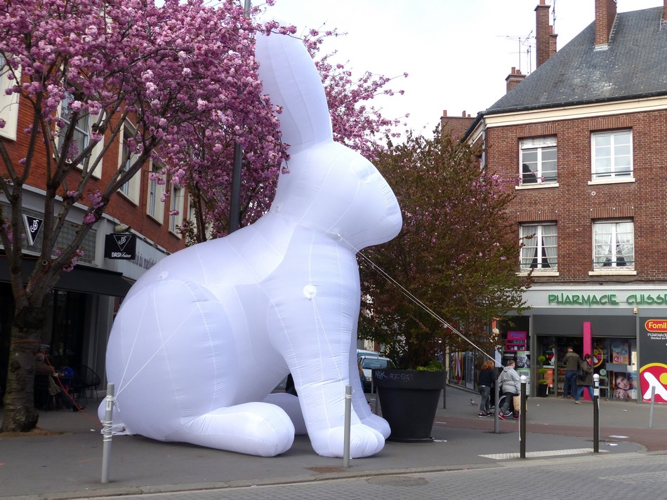 Je l'ai trouvé ... le lapin blanc ! 