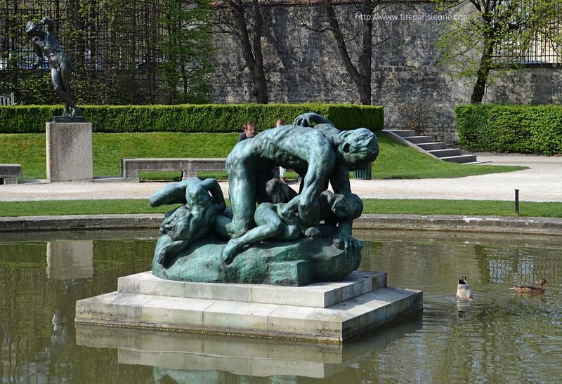 Jardin du Musée Rodin : Ugolin et ses enfants