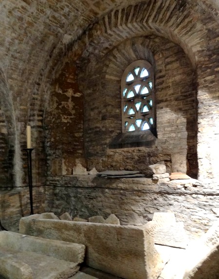 La crypte de la cathédrale Saint Bénigne de Dijon