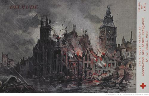 Dixmude. Gustave Fraipont (1849-1923). Dessinateur (gallica)