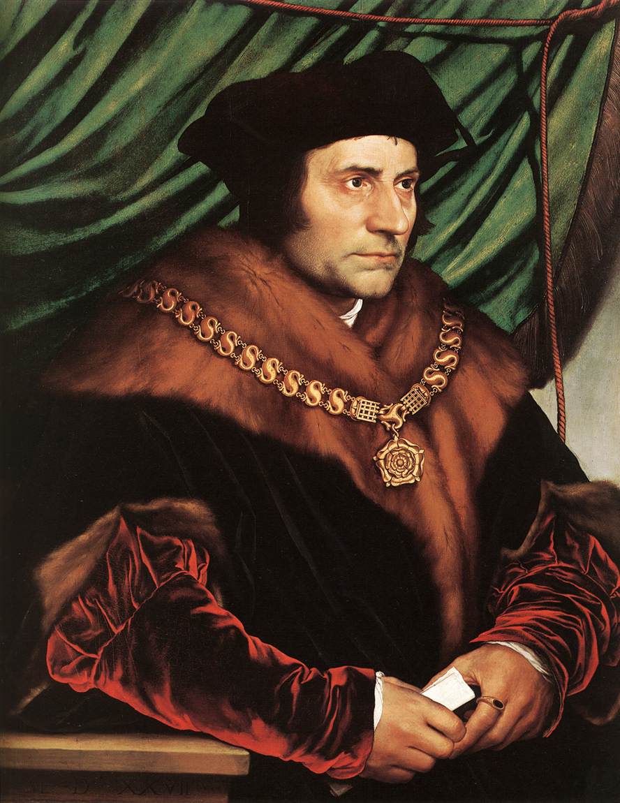 Saint Thomas More. Chancelier du roi Henri VIII d'Angleterre, martyr († 1535)