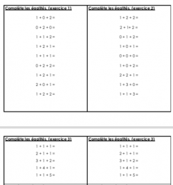 Maths CP période 1 (2021/2022) - sans fichier