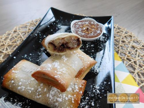 Nems chocolat coco banane