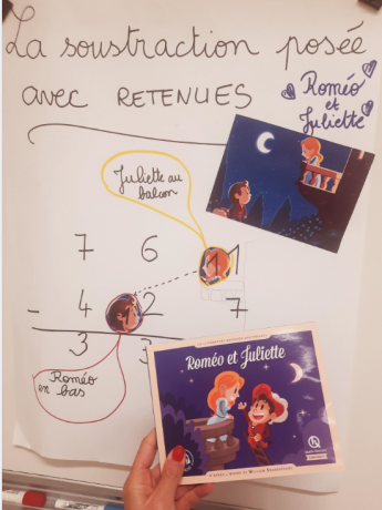 La soustraction avec Romé et Juliette 