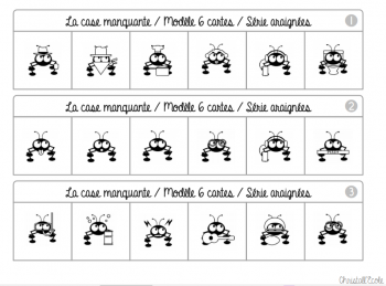 Discrimination visuelle : la case manquante