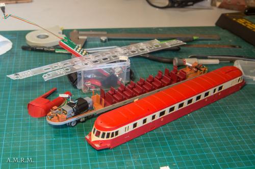 Construction d'un autorail ADP sur base Electrotren