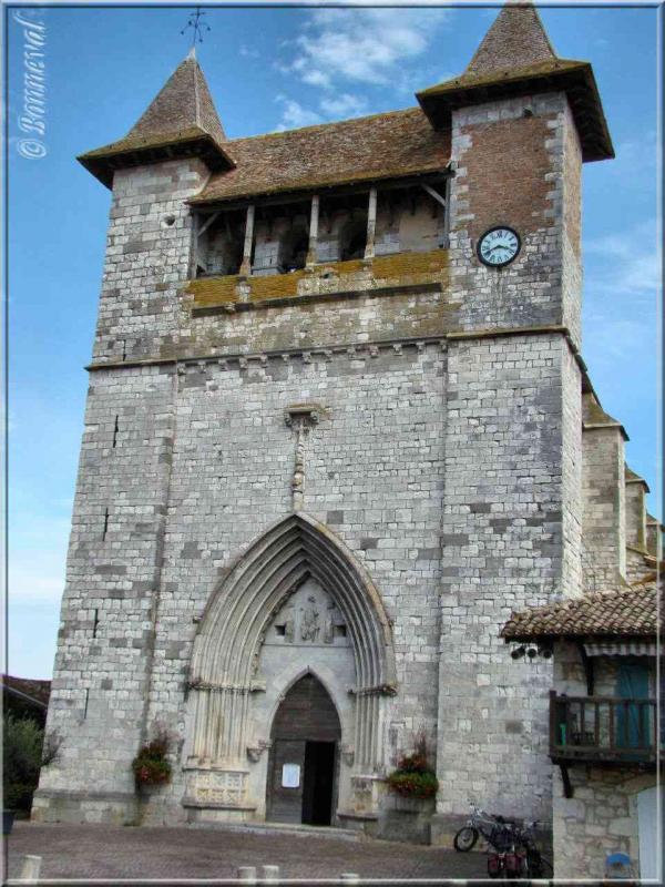Villeréal Lot-et-Garonne l'Eglise Notre-Dame de style gothique méridional