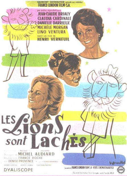 LES LIONS SONT LACHES - BOX OFFICE LINO VENTURA 1961