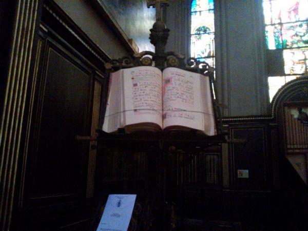 Saint-Gervais à Paris -lutrin