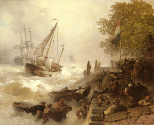 Peinture de : Andréas ACHENBACH