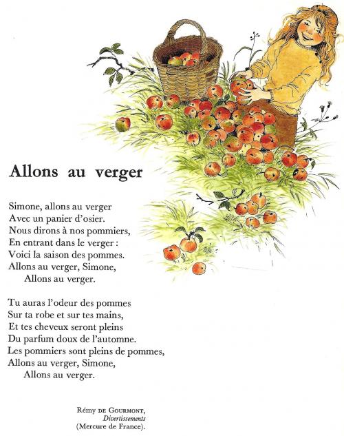 ALLONS AU VERGER (Rémy de Gourmont)