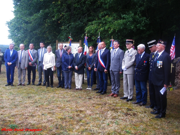 René Drappier a assisté aux cérémonies en hommage à la Libération de notre territoire : à Villotte, Maisey et Châtillon sur Seine
