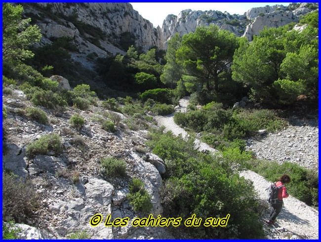 Calanques, le pas de la demi Lune et les 3 arches