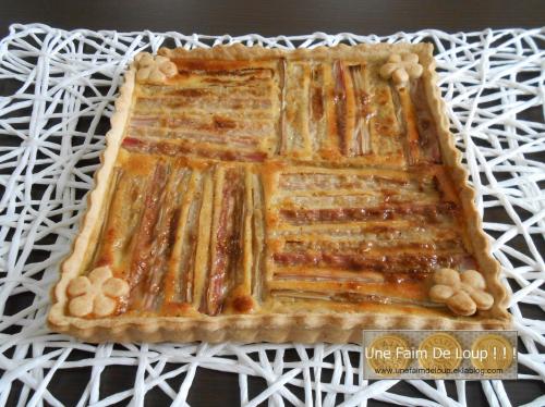 Tarte à la rhubarbe