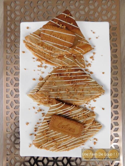 Crêpe au spéculoos & chocolat blanc