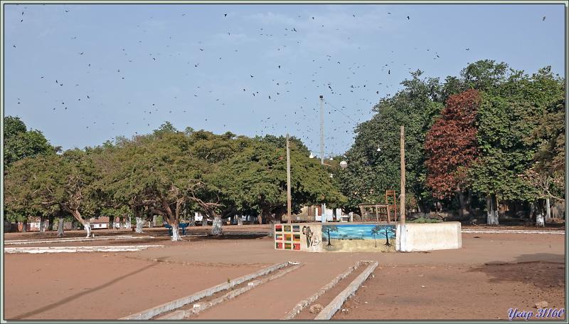 Errance dans les rues surchauffées de Bolama - Ile de Bolama - Bijagos - Guinée Bissau
