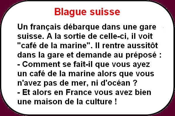 On ne reta pas l'humour du dimanche chez les "TIOT";