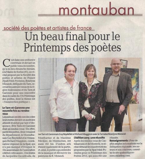LA PRESSE EN MARS