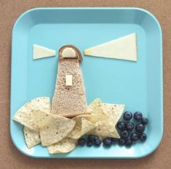 Easy Summer Lunch for Kids: Lighthouse Sandwich