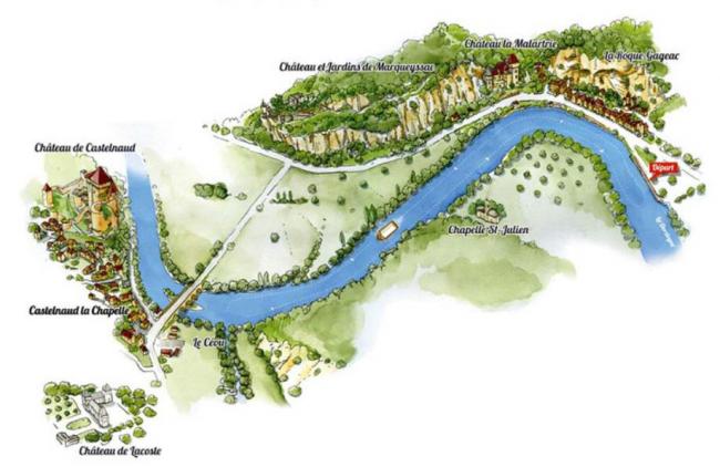 Vacances périgourdines : promenade en gabarre sur la Dordogne