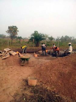 le chantier en route