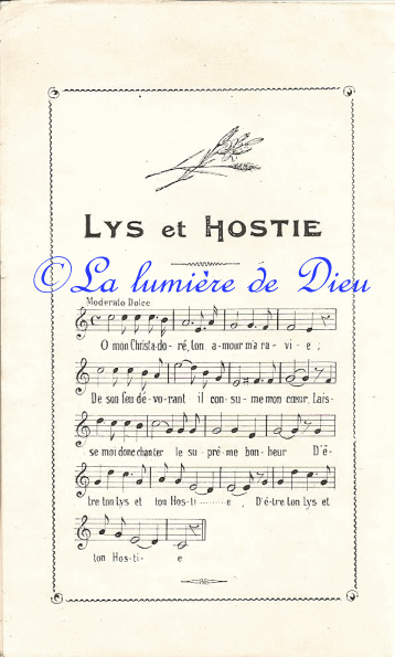 Lys et hostie