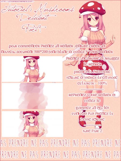 [Photoshop] Debutant // Mushrooms