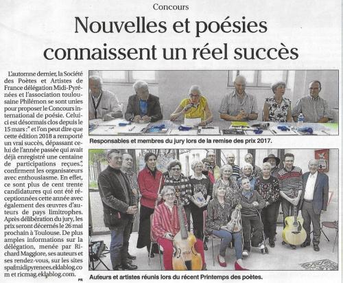 ECHOS DU CONCOURS