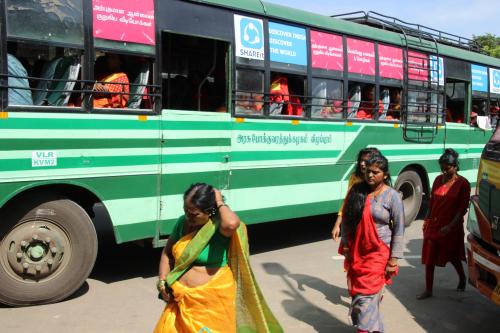 Dans les rues de Mahabalipuram