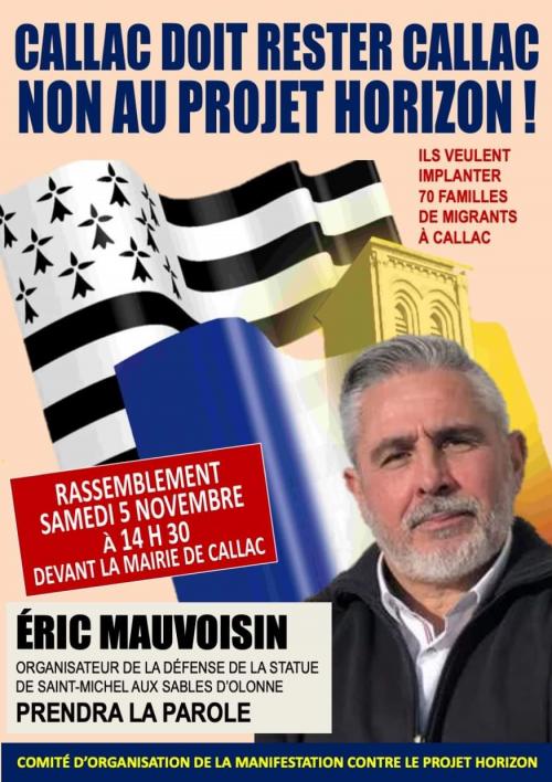 Manifestation à CALLAC le 04 novembre 2022
